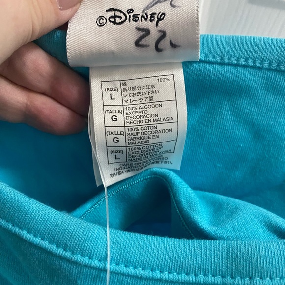 NWT Walt Disney World Tank Top Mickey Mouse Vintage Shirt L Large Lg Blue - Picture 7 of 10